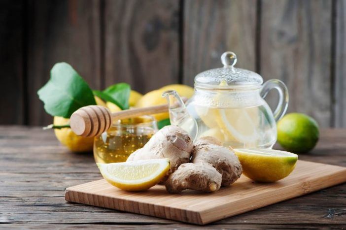 infusion de jengibre limon y miel